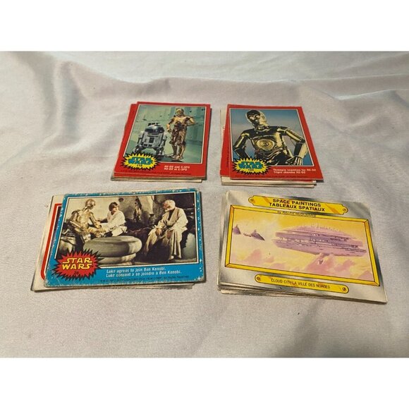 Vintage 1977 O-Pee-Chee Star Wars Trading Card Lot & 1980s - Picture 2 of 5